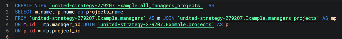 Иллюстрация: Запросы BigQuery SQL