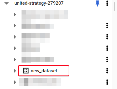 Иллюстрация: Создание таблиц в Google BigQuery через UI, также через оператор CREATE table