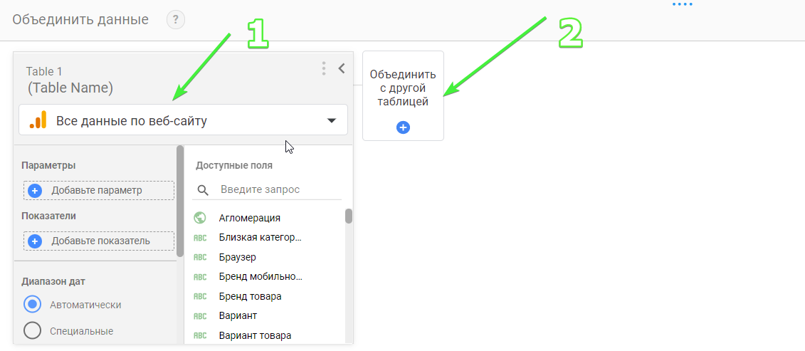 Иллюстрация: Воронка из событий в Google Data Studio и создание кастомных метрик