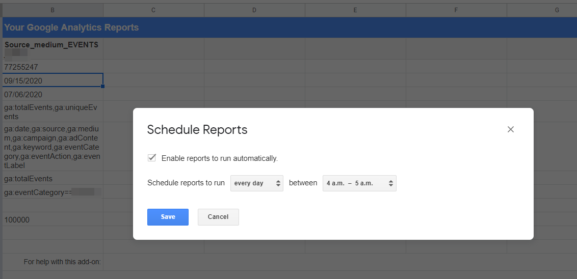 Иллюстрация: Автоматизация выгрузки данных из Google Analytics в Google Sheets, далее в Google BigQuery