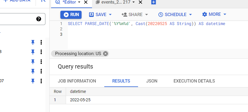 Иллюстрация: Работа с Google BigQuery Date и Timestamp
