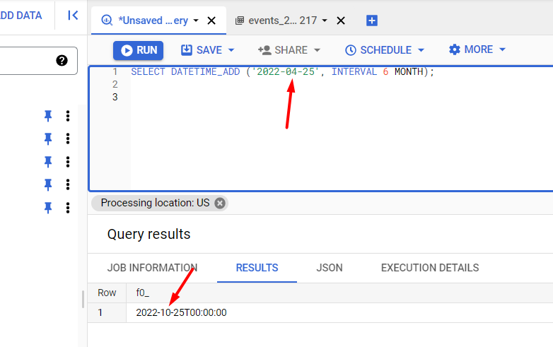 Иллюстрация: Работа с Google BigQuery Date и Timestamp