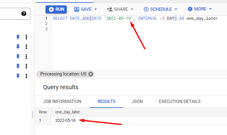 Иллюстрация: Работа с Google BigQuery Date и Timestamp